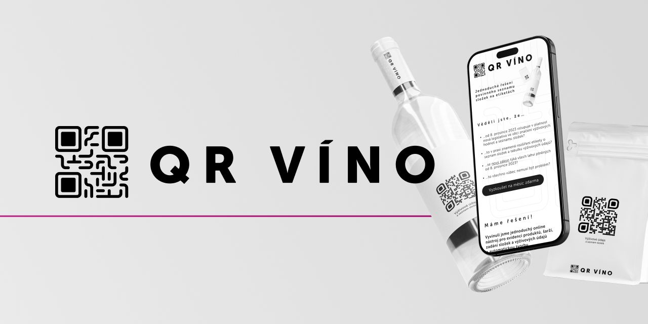 QR Víno: elegantní řešení nové zákonné povinnosti pro vinaře